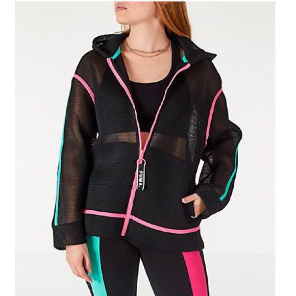 Puma Jackets & Blazers - Puma Women’s Size M Mesh Chase Spacer Hoodie